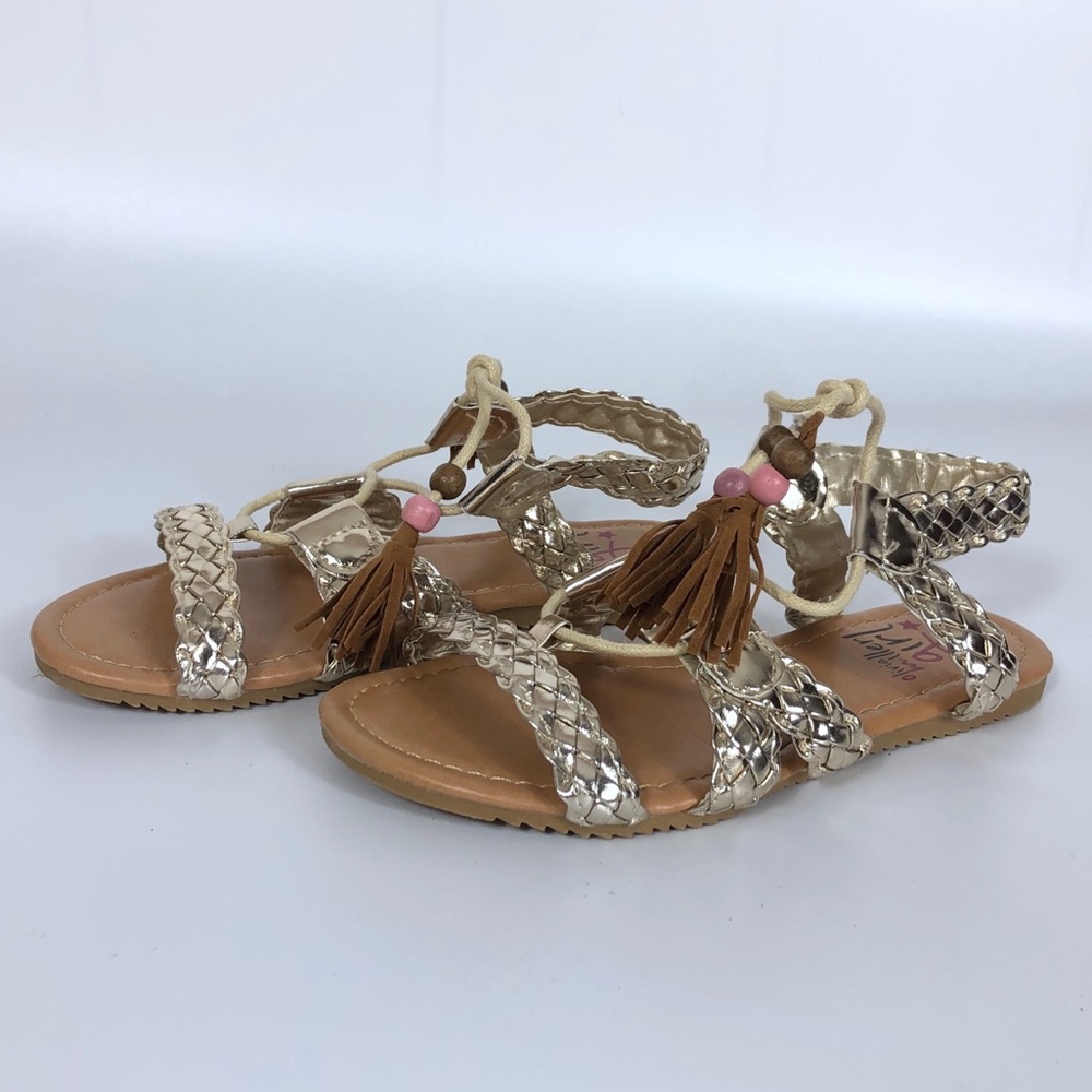 Olivia Miller Girl Gladiator Sandals Size 13
